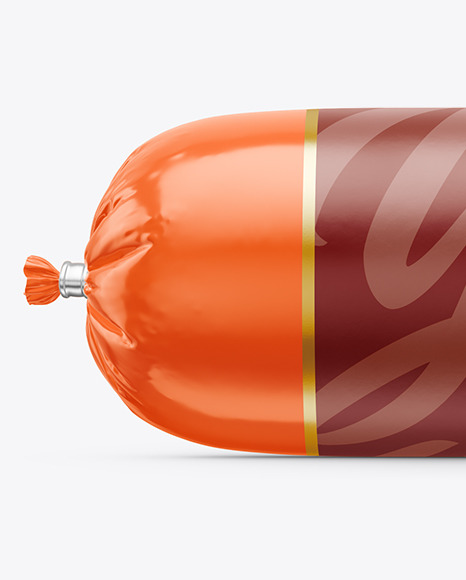 Sausage Mockup   Front View PSD #2