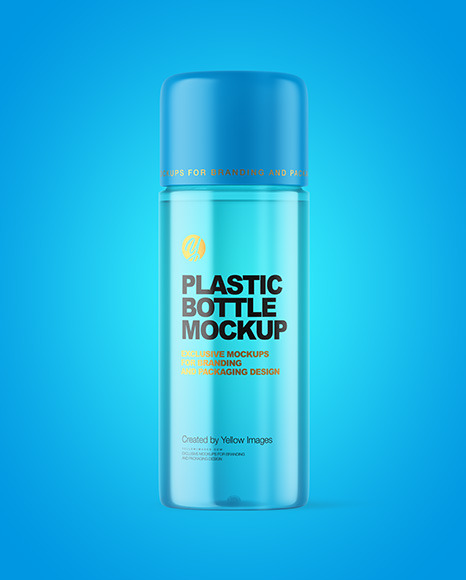 Clear Cosmetic Bottle Mockup PSD #2