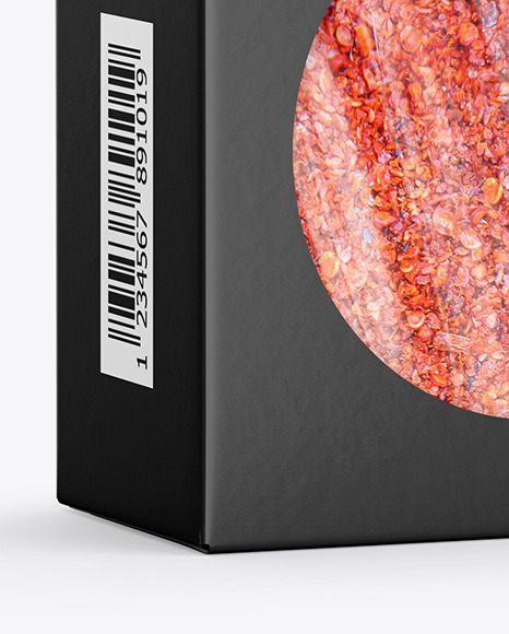 Paper Box with Spice Mockup PSD #1