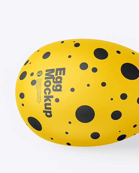 Two Matte Eggs Mockup PSD #7