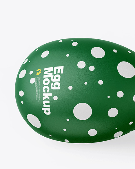 Two Textured Eggs Mockup PSD #2