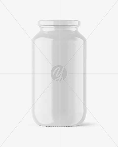 Glossy Jar Mockup