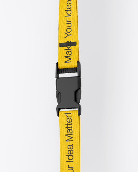 Lanyard w  Plastic Card Mockup PSD #6