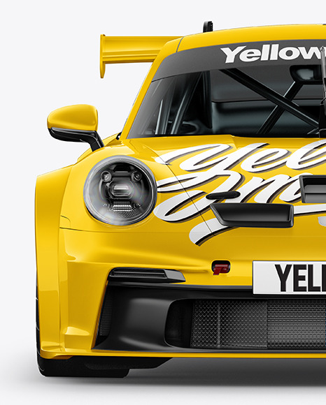Sport Car Mockup - Front View