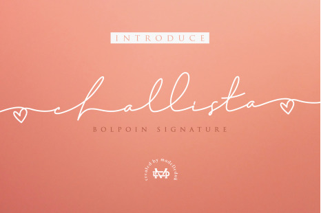 Challista Signature Font