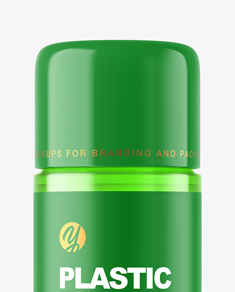 Color Plastic Bottle Mockup PSD #2