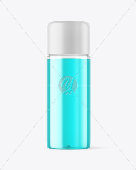 Clear Cosmetic Bottle Mockup PSD #1