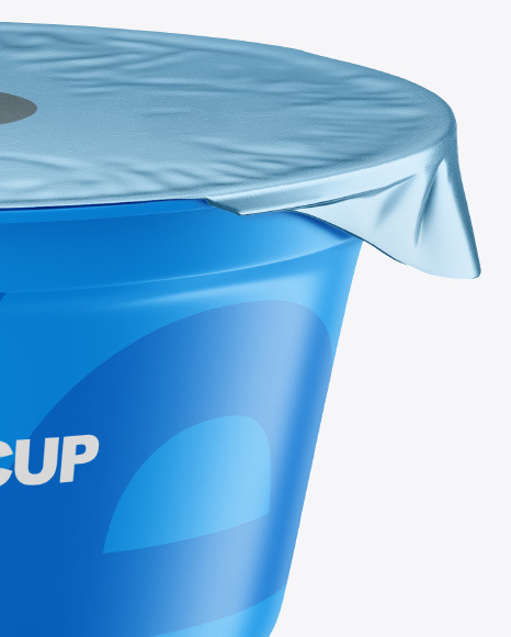Plastic Matte Cup Mockup PSD #2