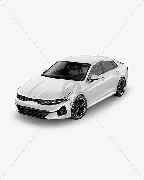 Sedan Mockup - Half Side View (High-Angle Shot) Sedan Mockup - Half Side View (High-Angle Shot)