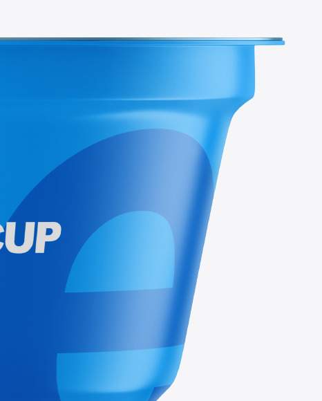 Plastic Matte Cup Mockup PSD #2