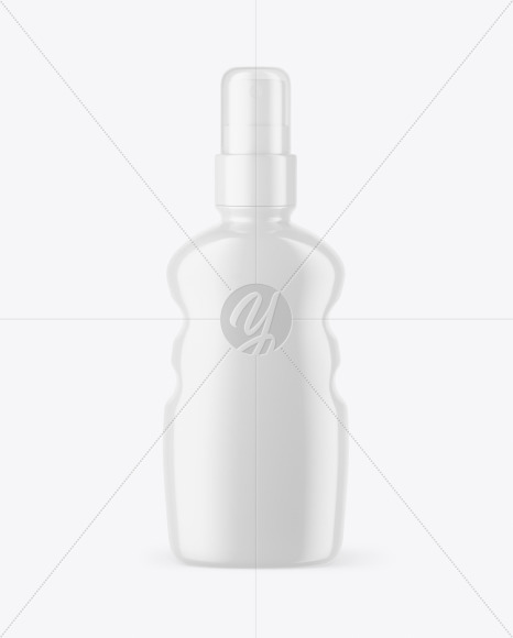 Plastic Spray Bottle Mockup PSD #3