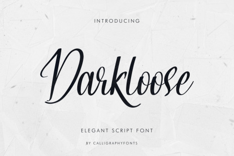 Darkloose Calligraphy Font