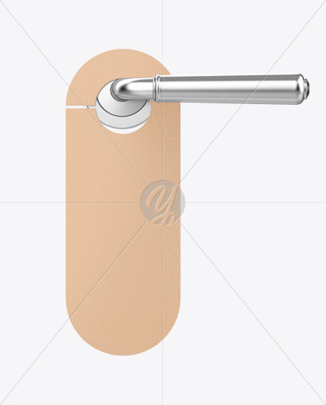 Kraft Door Hanger Mockup