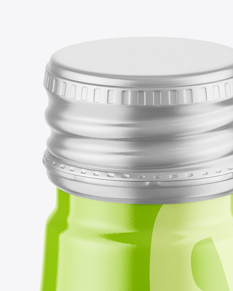 Glossy Drink Bottle Mockup PSD #6
