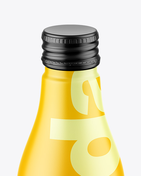 Matte Drink Bottle Mockup PSD #2