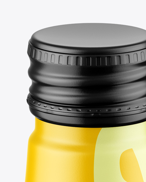 Matte Drink Bottle Mockup PSD #6