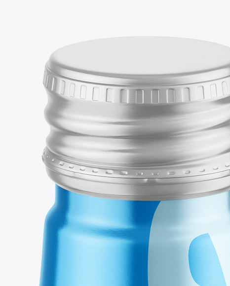 Metallic Drink Bottle Mockup PSD #6