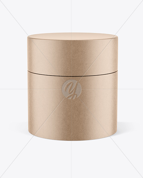 Kraft Paper Tube Mockup PSD #3