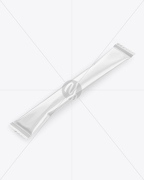 Glossy Stick Sachet Mockup