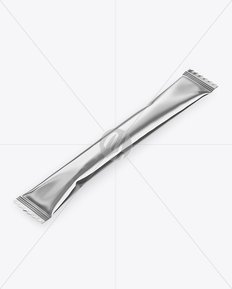 Metallic Stick Sachet Mockup PSD #1