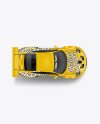 Sport Car Mockup - Top View