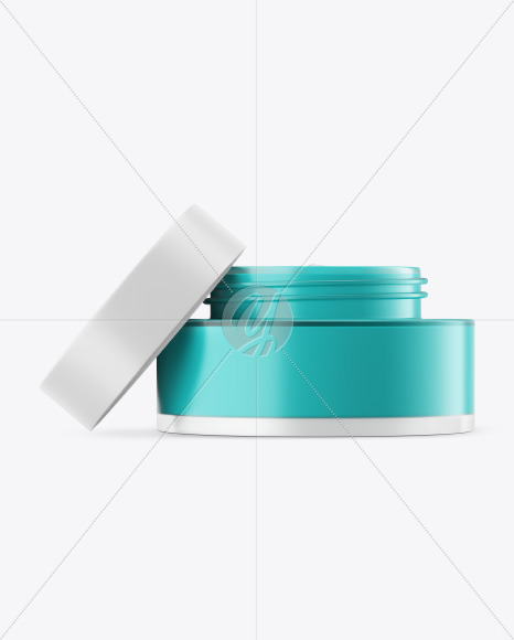 Download Opened Frosted Glass Cosmetic Jar Mockup In Jar Mockups On Yellow Images Object Mockups