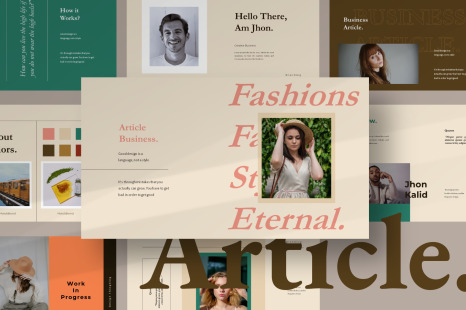 Article Powerpoint Template