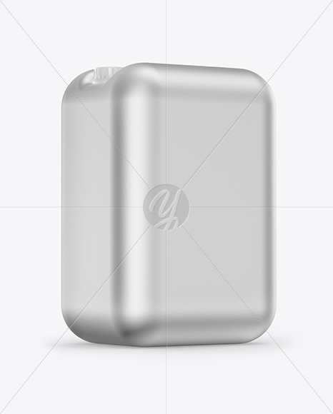 Metallic Jerrycan Mockup PSD #3