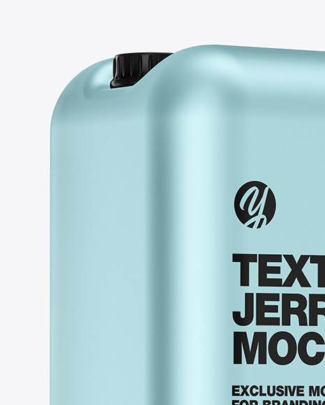 Metallic Jerrycan Mockup PSD #2