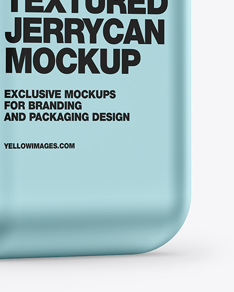 Metallic Jerrycan Mockup PSD #1