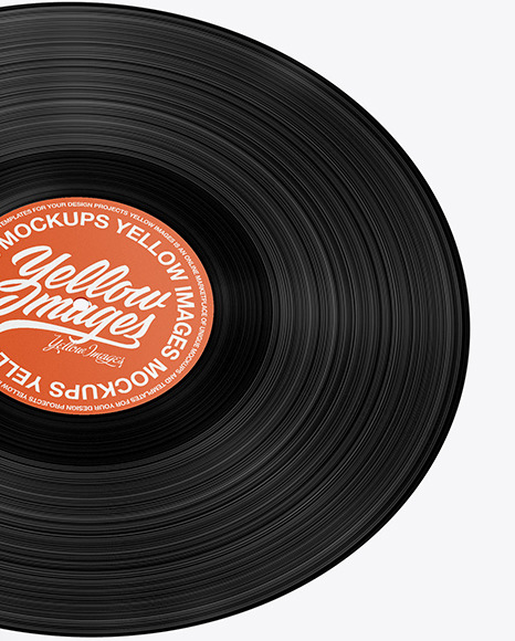Vinyl Record Mockup PSD #1
