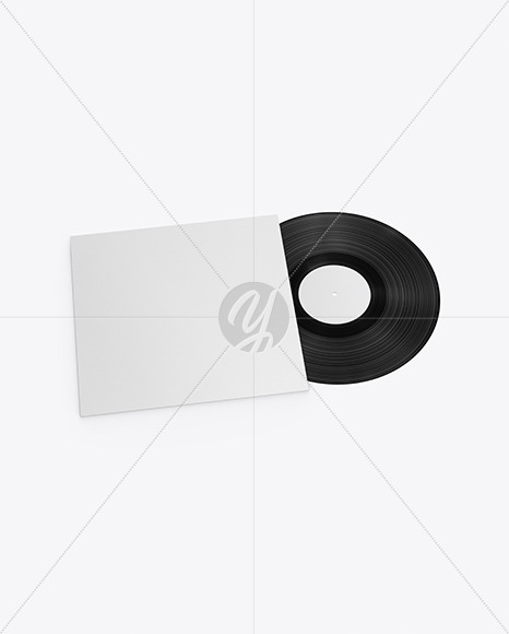 Vinyl Record Mockup PSD #3