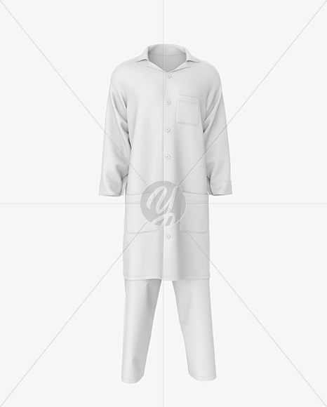 Medical Uniform Mockup Front View In Apparel Mockups On Yellow Images Object Mockups