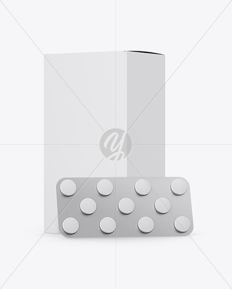 Paper Box W  Blister Pack Mockup PSD #1