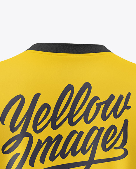 Men’s Long Sleeve T Shirt   Back View PSD #2