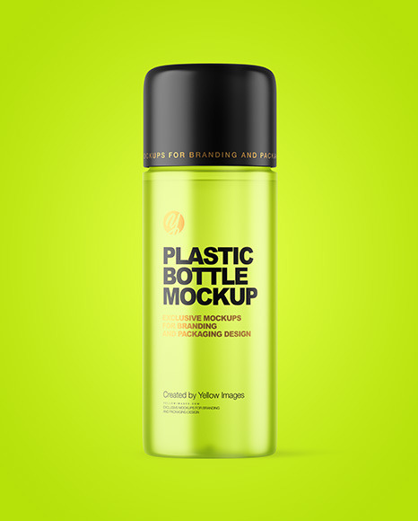Frosted Cosmetic Bottle Mockup PSD #2