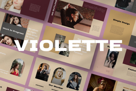 Violette Google Slides