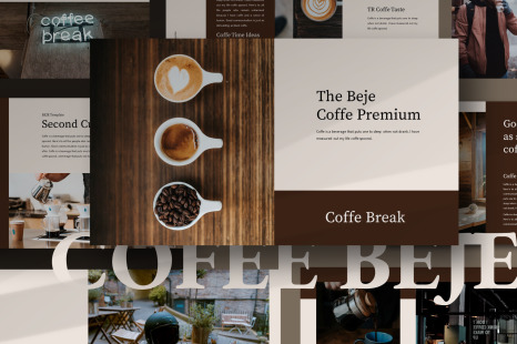 Beje COffee Powerpoint Template