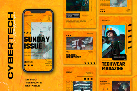 Cybertech Instagram Template