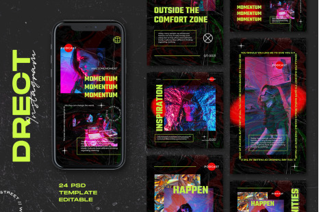 Drect Instagram Template