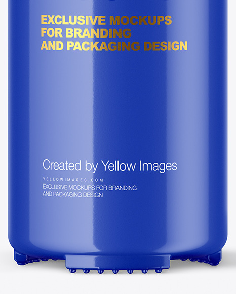 Glossy Bottle Mockup PSD #7