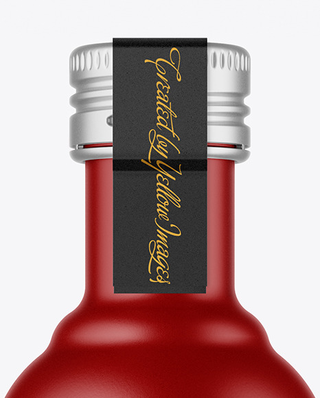 Matte Bottle Mockup PSD #1