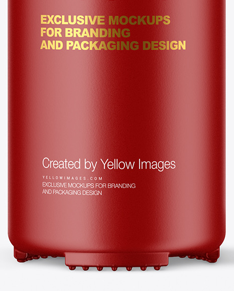 Matte Bottle Mockup PSD #7