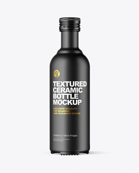Ceramic Bottle Mockup PSD #2