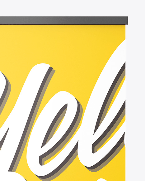 Glossy Roll up Banner Mockup PSD #1