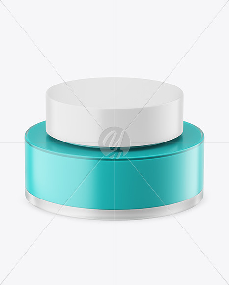 Frosted Glass Cosmetic Jar Mockup Frosted Glass Cosmetic Jar Mockup
