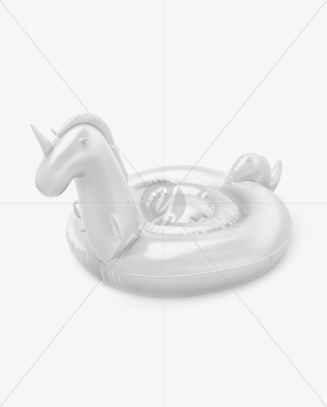 Inflatable Swimming Unicorn Mockup
