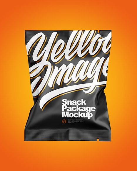 Matte Snack Package Mockup PSD #2