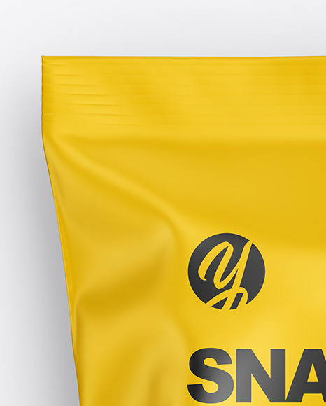 Matte Snack Package Mockup PSD #1