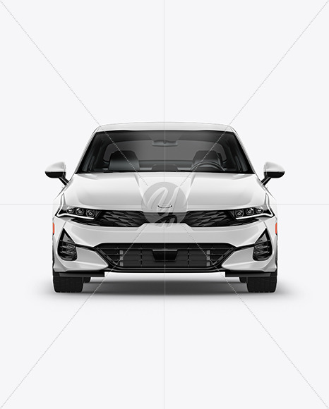 Sedan Mockup - Front View